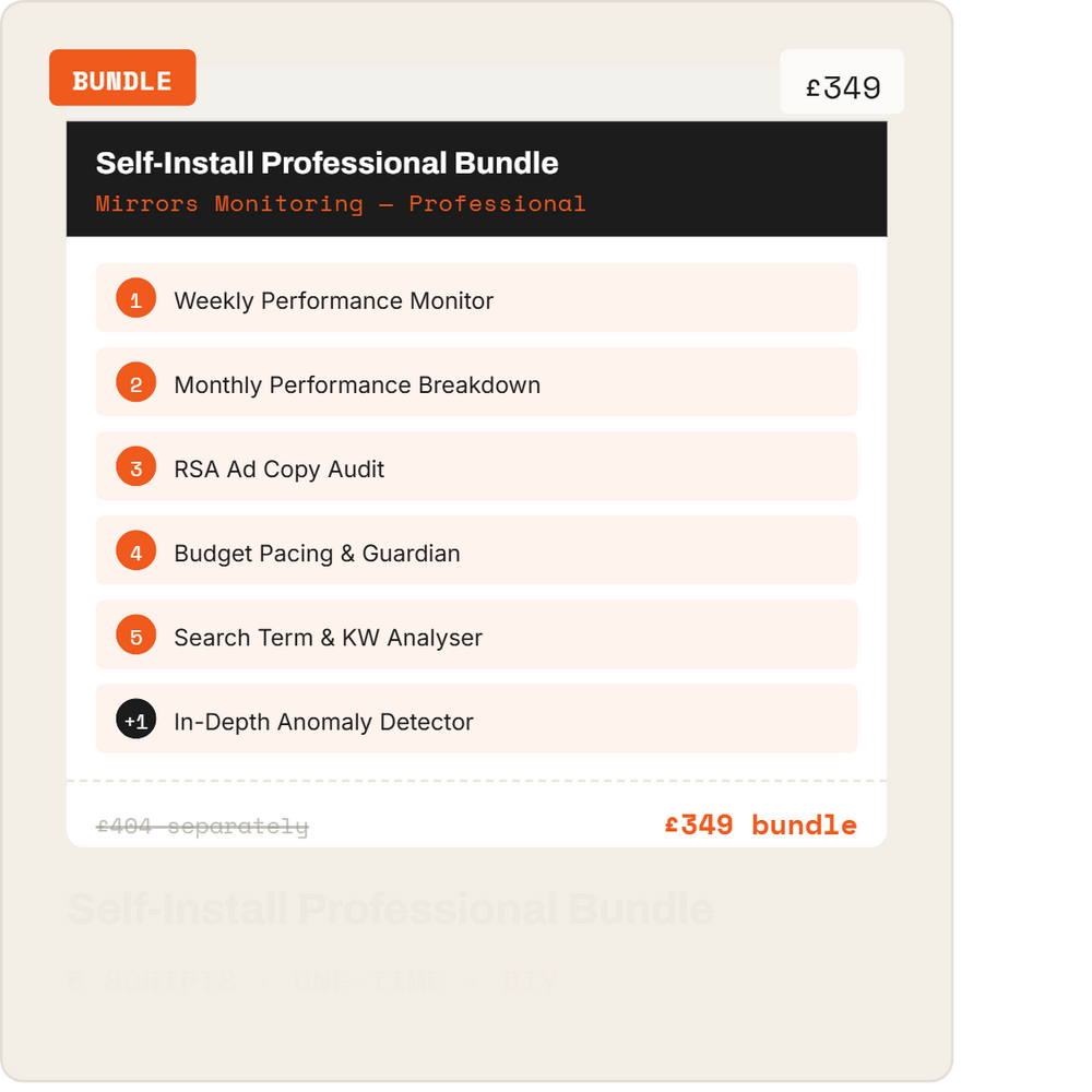 Self-Install Professional Bundle