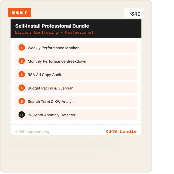 Self-Install Professional Bundle